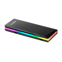 CASE ADATA FOR HDD-SSD EC700G M.2 PCIESATA USB3.2 GEN2 WITH RGB LIGHTING