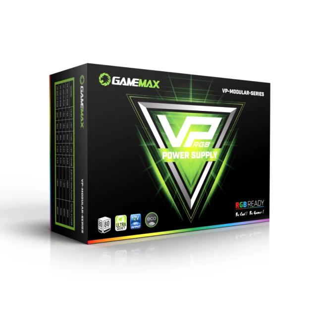 Fuente de Poder GAMEMAX Semi-Modular Certificado 80 Plus Bronze 700Watts ATX 