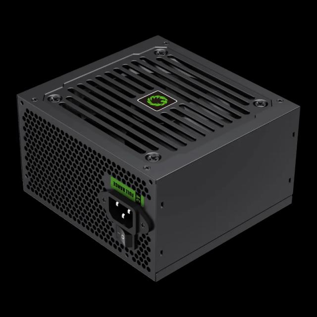 Fuente de Poder GAMEMAX GE-500 BK 500Watts Alta eficiencia 80+ 12CM Ventilador ATX