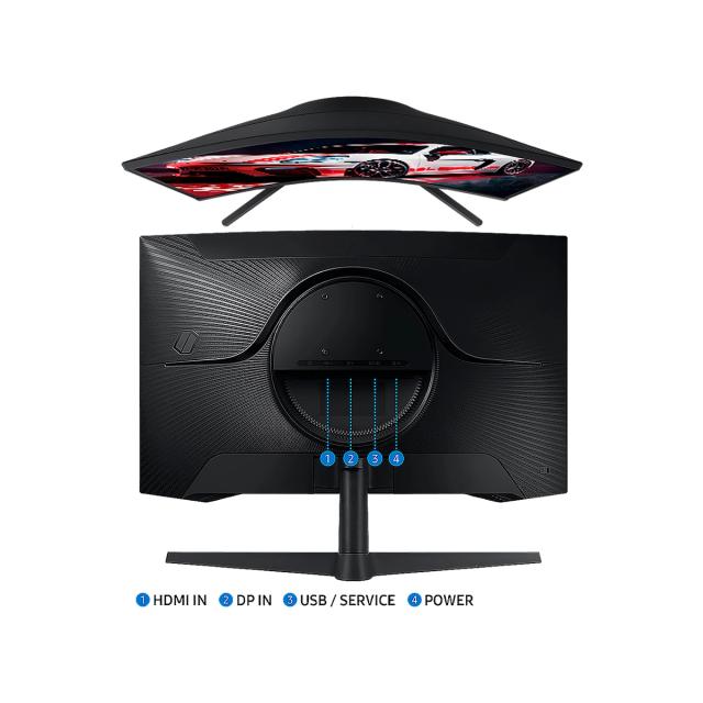 MONITOR SAMSUNG ODYSSEY G5 27INC. CURVO QHD 165HZ 1MPRT AMD FREESYNC HDMI BLACK
