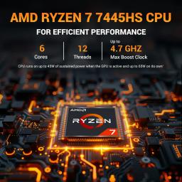 ASUS TUF Gaming A15 AMD Ryze 7 7445HS 16GB DDR5 1 TB SSD RTX™ 3050 4 GB 15.6" FHD 144Hz