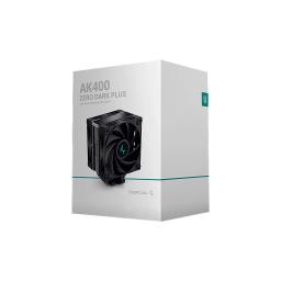 DISIPADOR DEEPCOOL Ak400 Zero Dark Plus Lga1700-am5 1650rpm Led